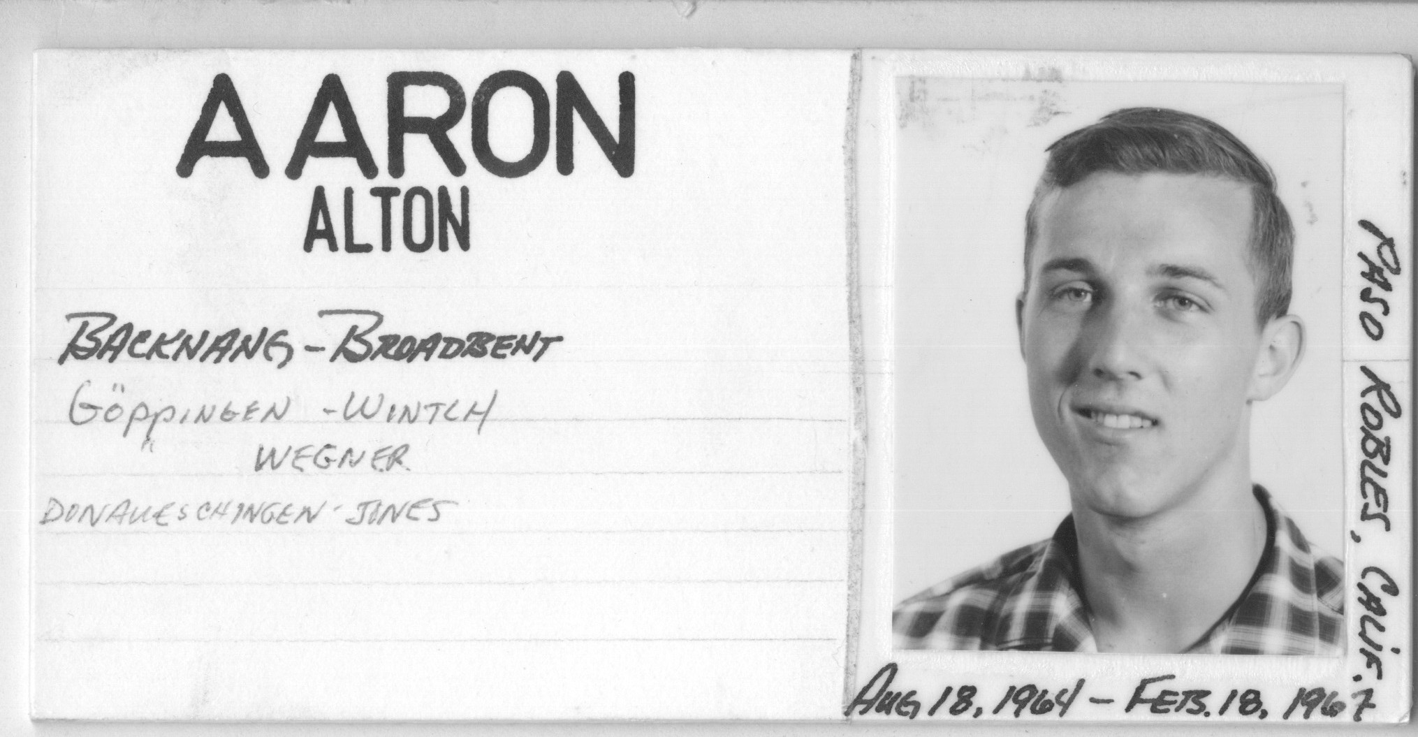Aaron, Alton